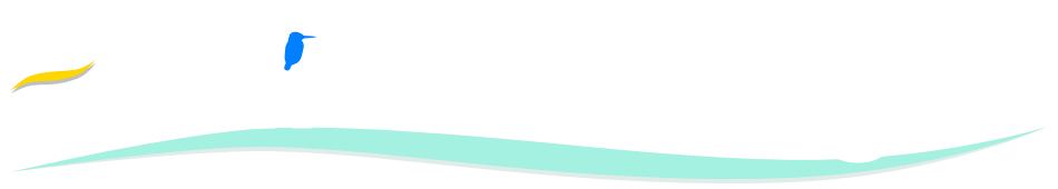 Hisui Travelogueのロゴ - 白