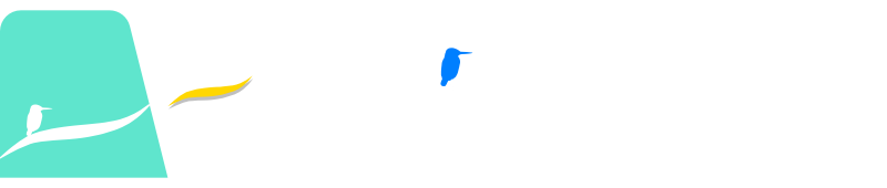 翡翠トラベル（Hisui Travel）のロゴ - 白