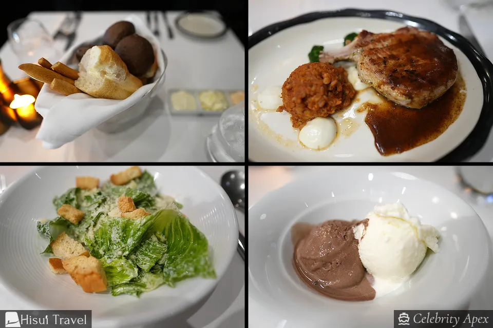 トスカーナレストランのディナー料理 1