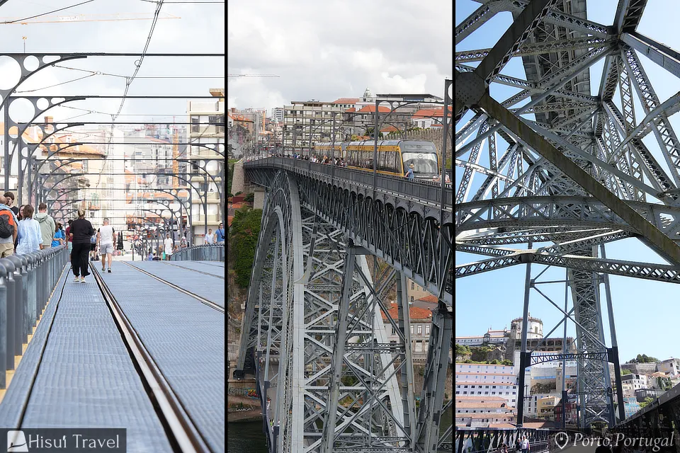 ドン・ルイス1世橋の鉄道橋と架道橋